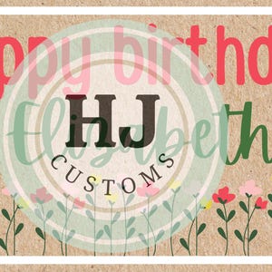Bearbeitbare Geburtstagsbannervorlage, digitaler Download, druckbare Banner DIY, Geburtstagsbanner