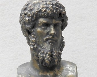 Antique Bust - Emperor Lucius Verus - 3D printed - finished in bronze