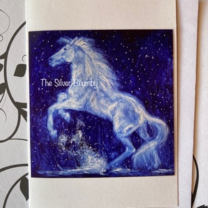 THE SILVER BRUMBY - Blanko-Grußkarte mit weißem Umschlag