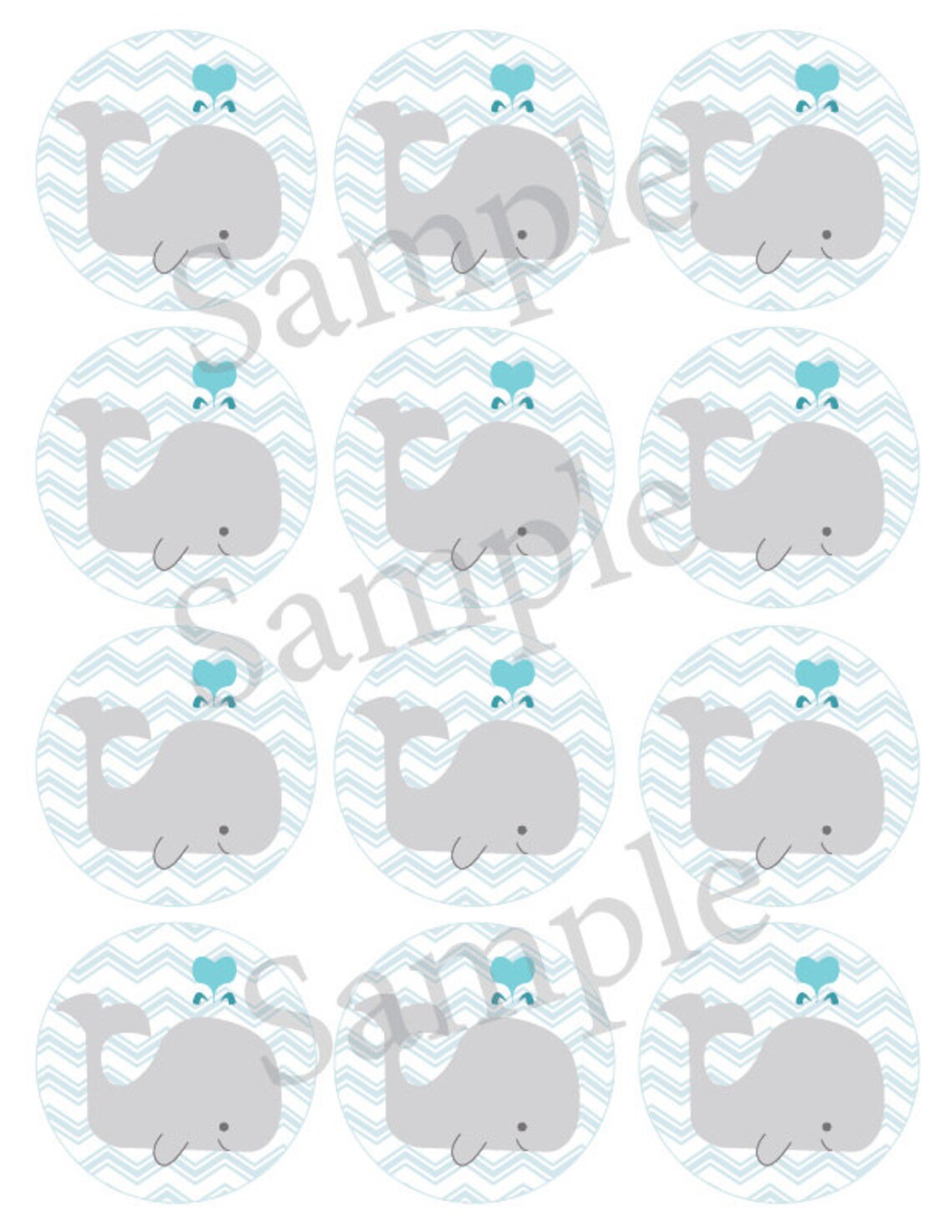 Printable Baby Shower Mason Jar Label PDF for Boy Chevron - Etsy