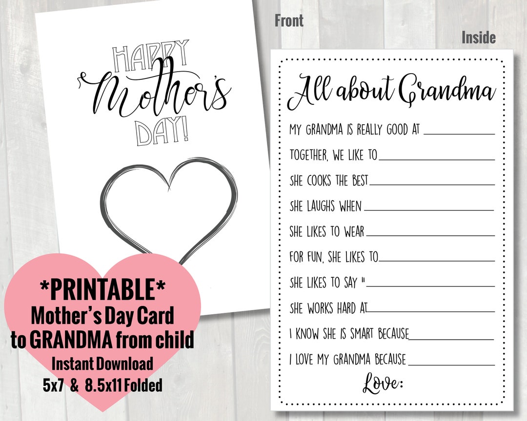 grandma-mother-s-day-card-from-child-printable-all-about-grandma-questionnaire-card-toddler-preschool-mother-s-day-card-coloring-page-etsy