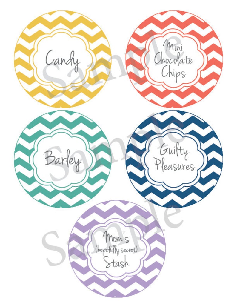 printable editable pantry labels including blank labels etsy