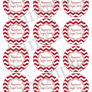 Printable Peppermint Sugar Scrub Mason Jar Label | Chevron Body Scrub ...