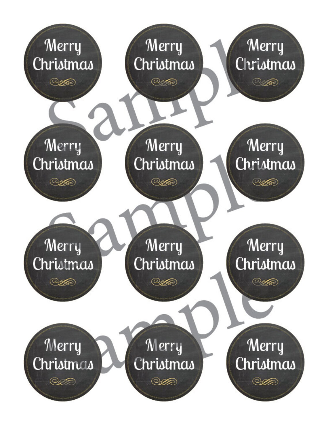Printable Christmas Mason Jar Label Gift Canning Jar Label - Etsy