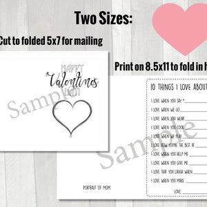 Valentine's Day Card for Mom | Printable Valentine's Day Card From ...