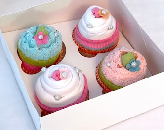 Gifts for Babies, Baby Shower Gift Box - Newborn Cupcake Baby Essentials - Ready To Ship