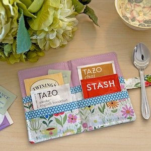 Tea Wallet for On-The-Go Tea Lovers - Tea time in the garden