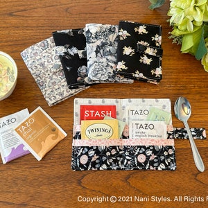 Tea Wallet for On-The-Go Tea Lovers - Boho Designs
