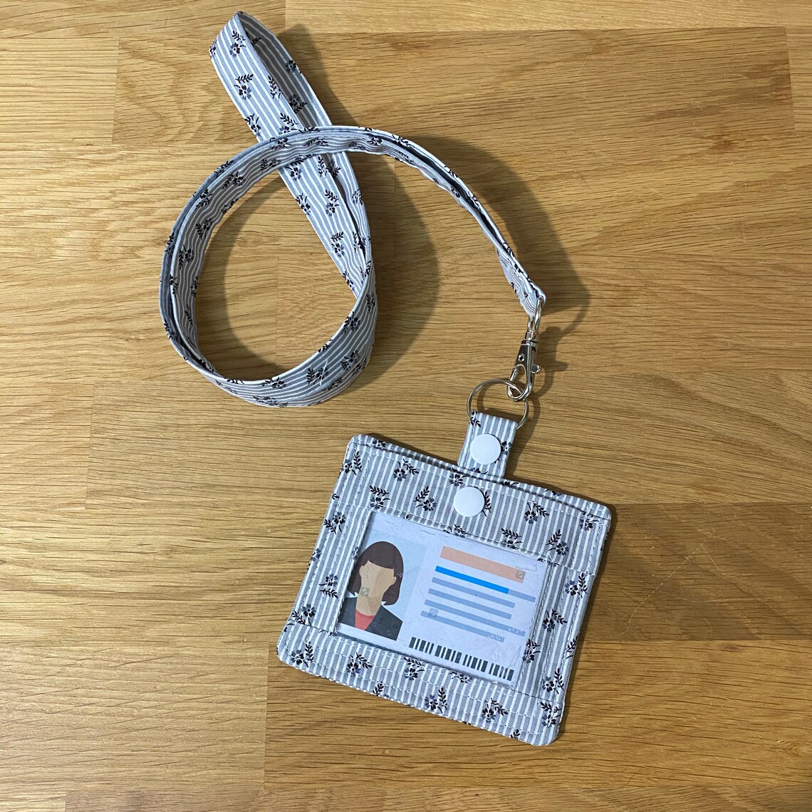 Teacher Lanyard With Photo ID Holder Floral Lanyard ID Badge Etsy