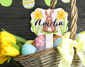 Personalized Easter Basket Tag for Boys and for Girls