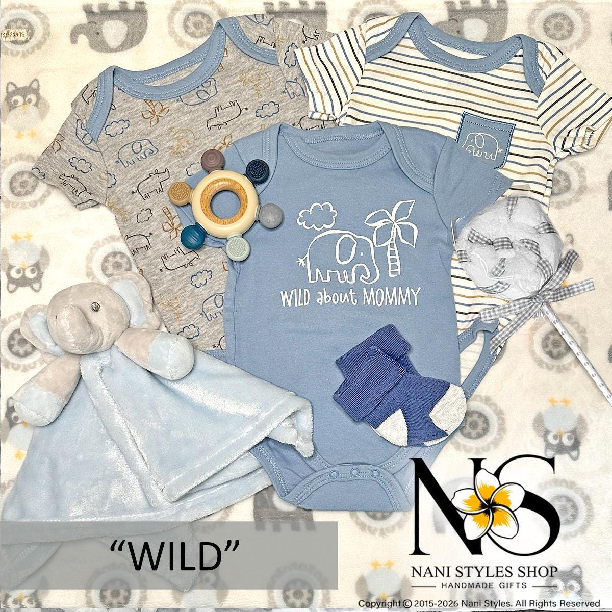 Personalized Baby Gift Basket - Gender Neutral Newborn Essentials for ...