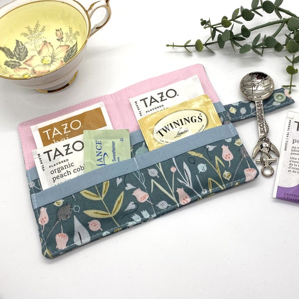 Tea Wallet for On-The-Go Tea Lovers - Tea Party Design