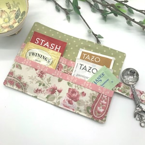 Tea Wallet for On-The-Go Tea Lovers Tea Party Design image 1