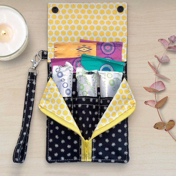 Privacy Pouch for Sanitary Supplies, Tampon Pouch, Sanitary Pouch, Travel Tampon Holder, Discreet Pouch