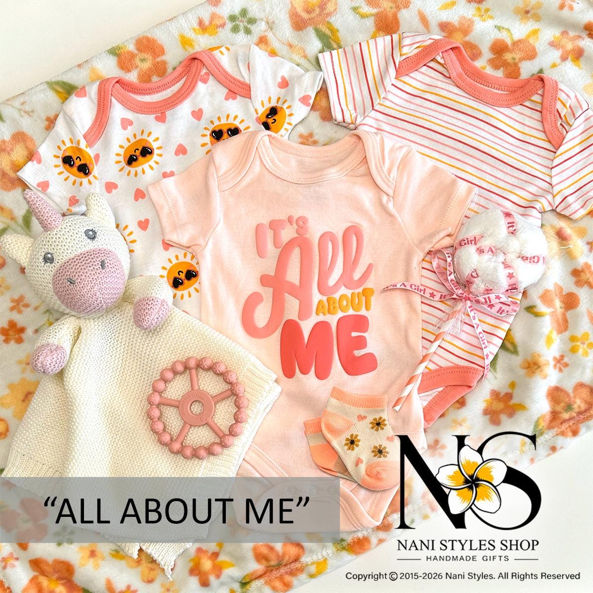 Personalized Baby Gift Basket - Gender Neutral Newborn Essentials for ...
