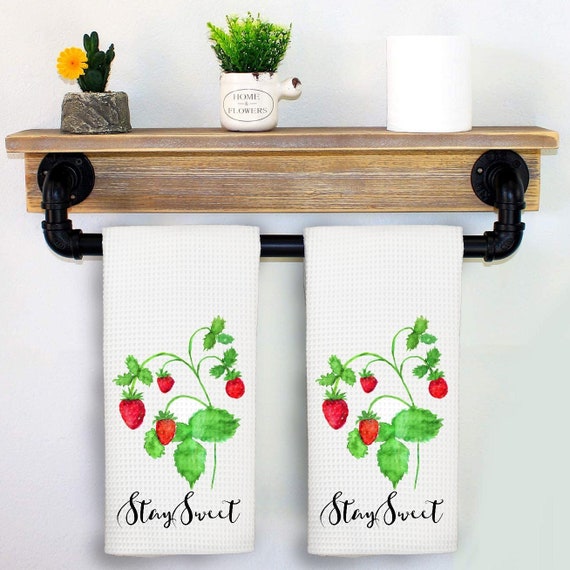 Strawberry Kitchen Towel - Stay Sweet Strawberries