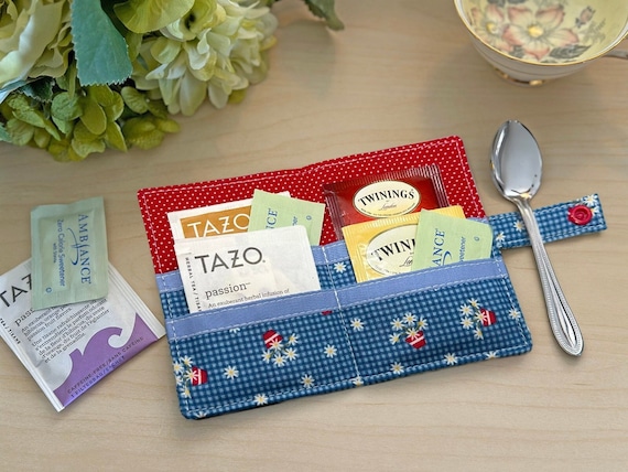 Tea Wallet for On-The-Go Tea Lovers - Daisies