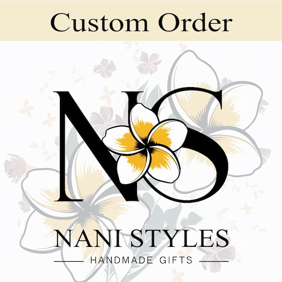 Custom Apron for Cooking - Floral Letter