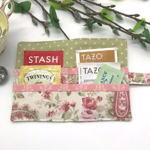 Tea Wallet for On-The-Go Tea Lovers Tea Party Design image 2