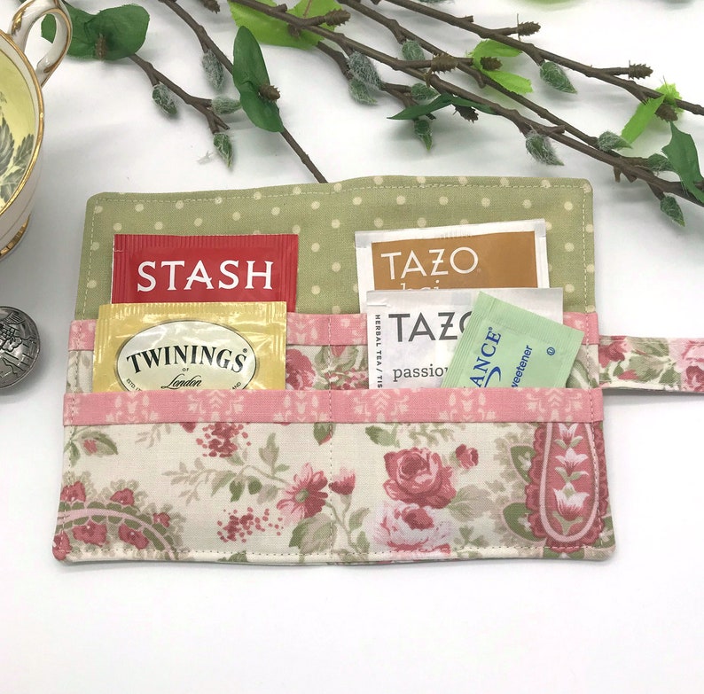 Tea Wallet for On-The-Go Tea Lovers Tea Party Design image 2