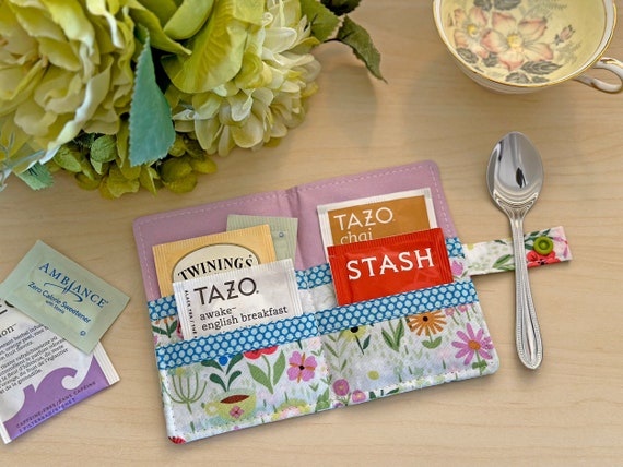 Tea Wallet for On-The-Go Tea Lovers - Tea time in the garden