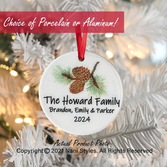 Personalized Family Ornament First Christmas together