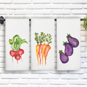 Decorative Dish Towel Set of Vegetables