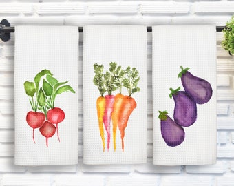 Decorative Dish Towel Set of Vegetables