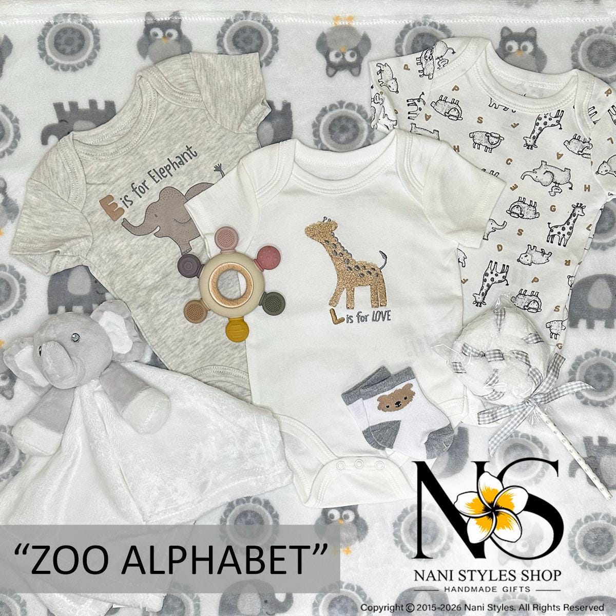 Personalized Baby Gift Basket - Gender Neutral Newborn Essentials for ...