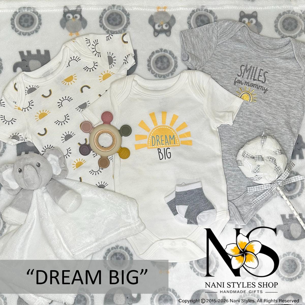 Personalized Baby Gift Basket - Gender Neutral Newborn Essentials for ...