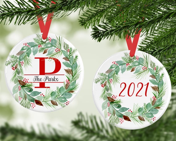 Family Name Ornament, Custom Ornament, Family Christmas Ornament,Personalized Christmas Ornament, Family Gift, Year Ornament