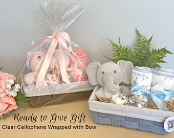 Baby Gift Basket, Baby Shower Gift Set, Baby Essentials Gift