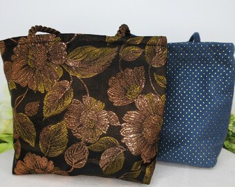 Evening Bags. Small Fabric Handbags For Parties, Evenings Out And Special occasions. Unique Ladies Fashion Bag.
