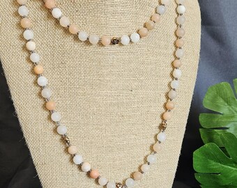 Rose Aventurine Mala Necklace