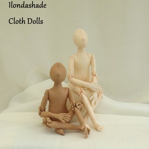 Cloth Doll Blank Body Form.' Earth Children' Cloth Doll image 3