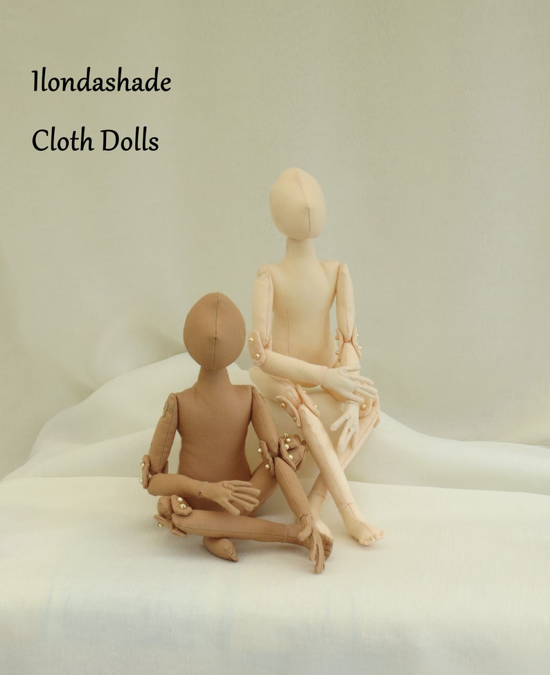 Cloth Doll Blank Body Form.' Earth Children' Cloth Doll image 3