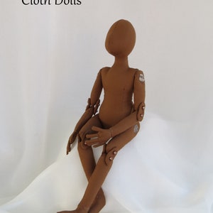 Cloth Doll Blank Body Form.' Earth Children' Cloth Doll image 5