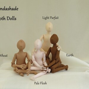 Cloth Doll Blank Body Form.' Earth Children' Cloth Doll image 2
