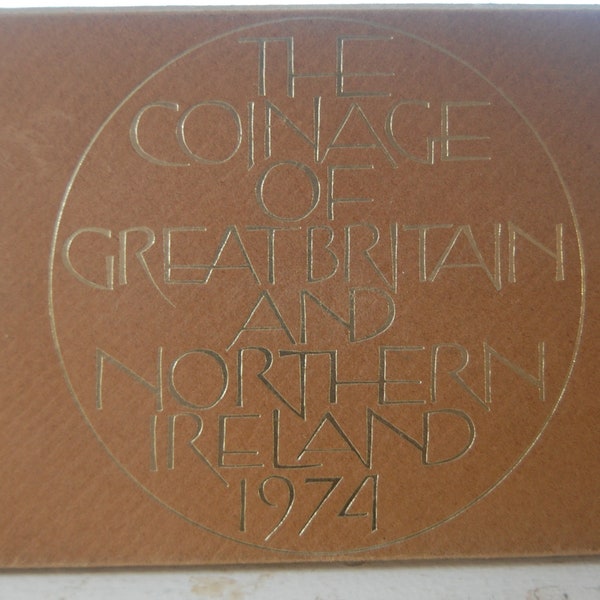 Great Britain Northern Ireland--Queen Elizabeth -- United Kingdom---1974  Mint Set------6 Coin Set- New from Mint