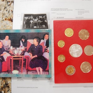 1997  China/ Hong Kong  Coin Set--Return to China Control-BU-UNGRADED -----In Mint Holder-Has Original Sleeve-See Pics---Low Production