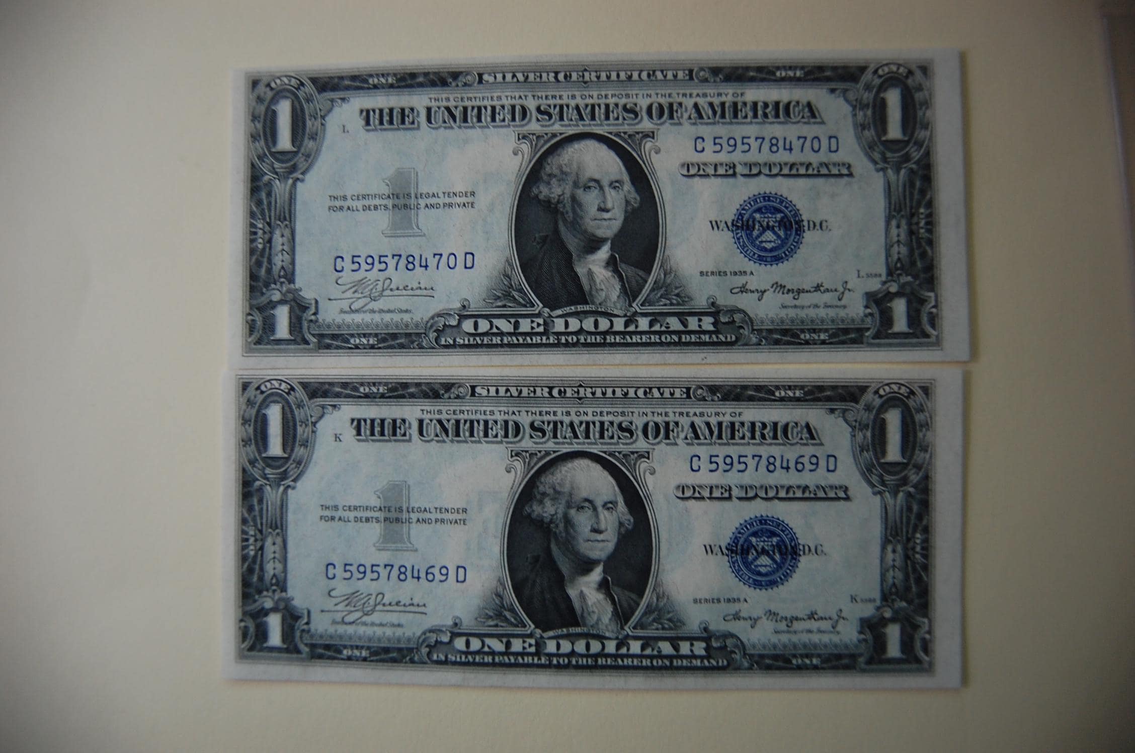 1 Dollar Blue Seal - Etsy