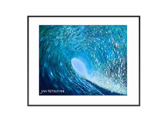 Wave Wall Art | In The Pocket-Art print | Ocean Art | Surf Art | Christian Wall Art