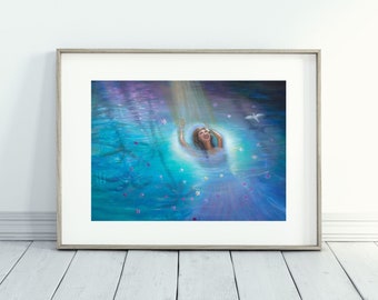 Christian Wall Decor | Carried By Grace Art Print | Christian Art Print | Christian Art | Christian Artwork | Christian Wall Art