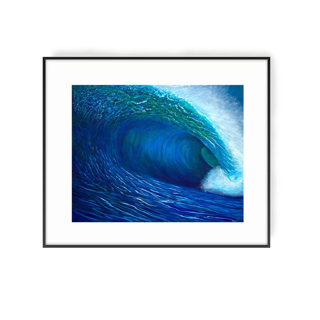 Wave Wall Art 'relentless 2' Art Print Surf Print Surf Poster Surf Art