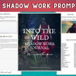 Into the Wild Shadow Work Journal PDF DOWNLOAD 60 Prompts image 1