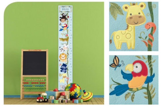 Embroidered Growth Chart