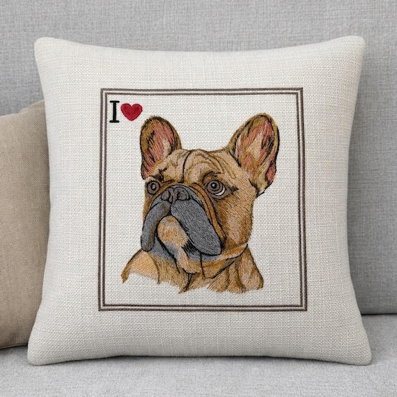 Multiple breeds to choose from dog portrait pillow, Pet memorial, Gift for pet Owners