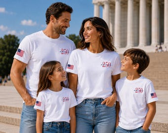America 250 tee - USA anniversary tees for the whole family