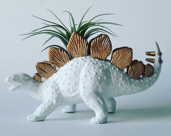 Gold Dinosaur Planter // Mini Planter / Air Plant