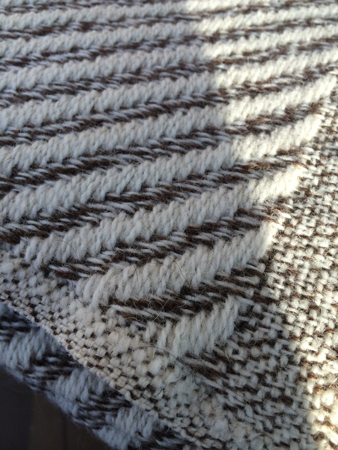 Woven wool blanket. wool blanket. Woven throw. Woven plaid. Etsy